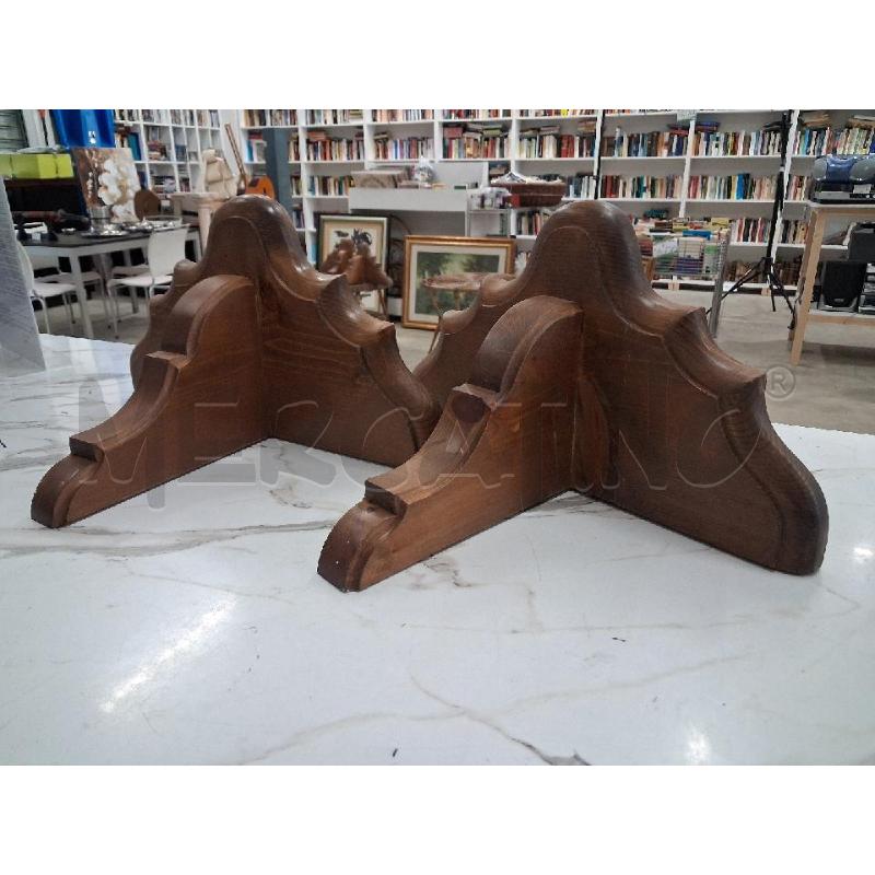 MENSOLA COPPIA LEGNO  | Mercatino dell'Usato San giorgio del sannio 1