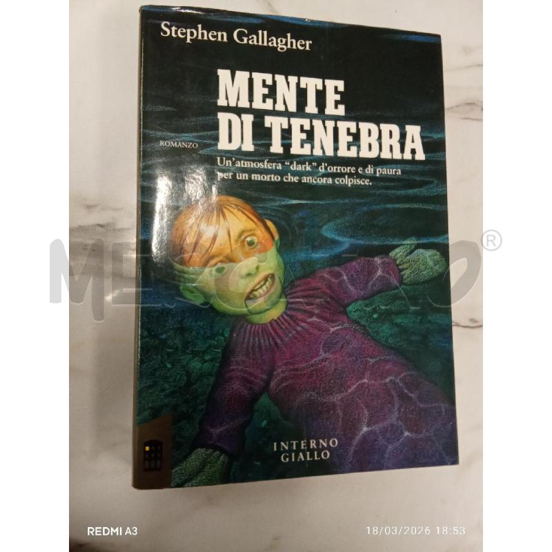 MENTE DI TENEBRA STEPHEN GALLAGHER | Mercatino dell'Usato San giorgio del sannio 1