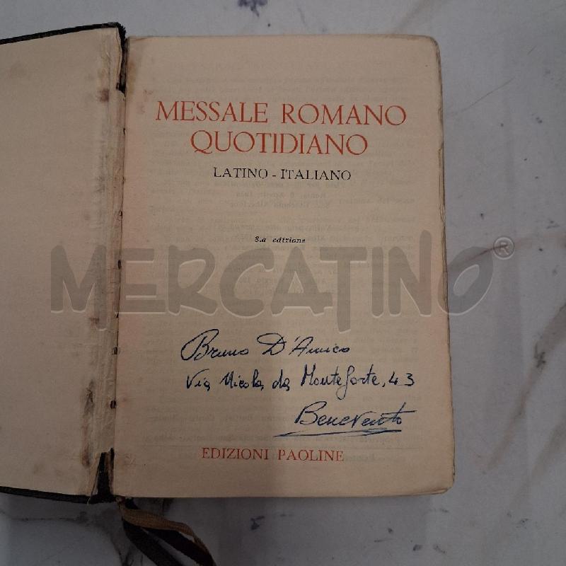 MESSALE ROMANO QUOTIDIANO  | Mercatino dell'Usato San giorgio del sannio 3