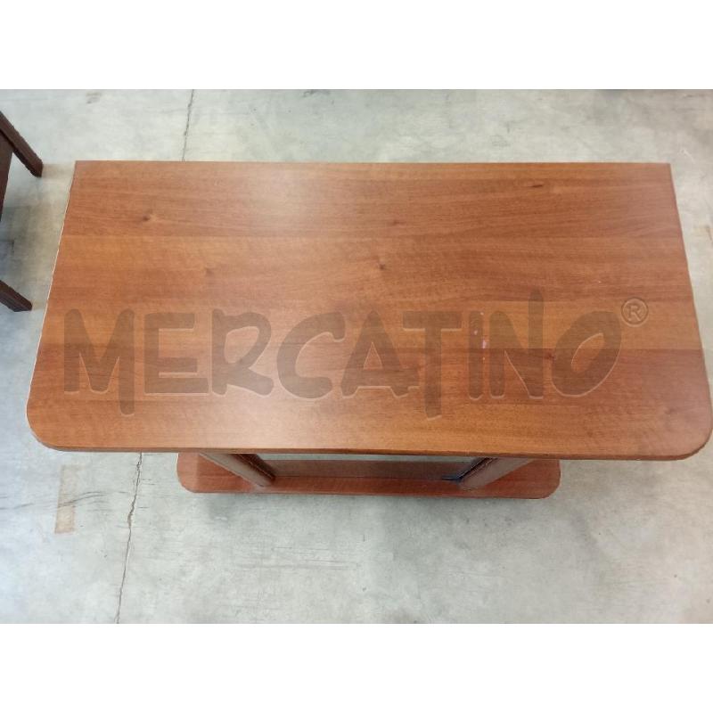 MOBILE PORTA TV LEGNO ANTA VETRO ROTELLE  | Mercatino dell'Usato San giorgio del sannio 3