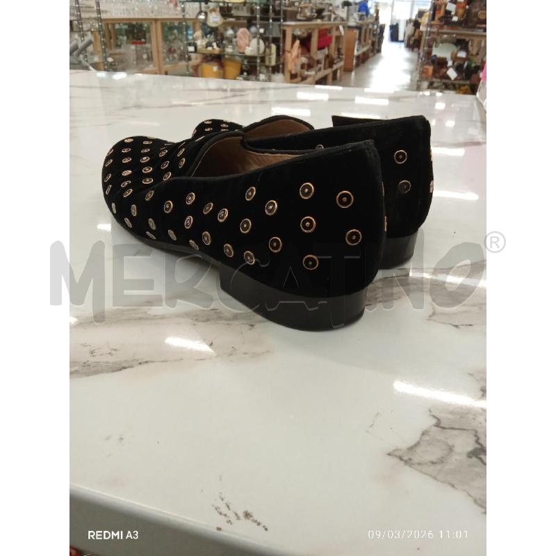 MOCASSINI DONNA ETRO NERO VELLUTO CON BORCHIE (DIFETTO) | Mercatino dell'Usato San giorgio del sannio 2