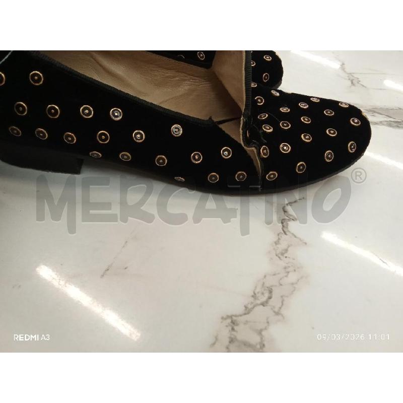 MOCASSINI DONNA ETRO NERO VELLUTO CON BORCHIE (DIFETTO) | Mercatino dell'Usato San giorgio del sannio 3