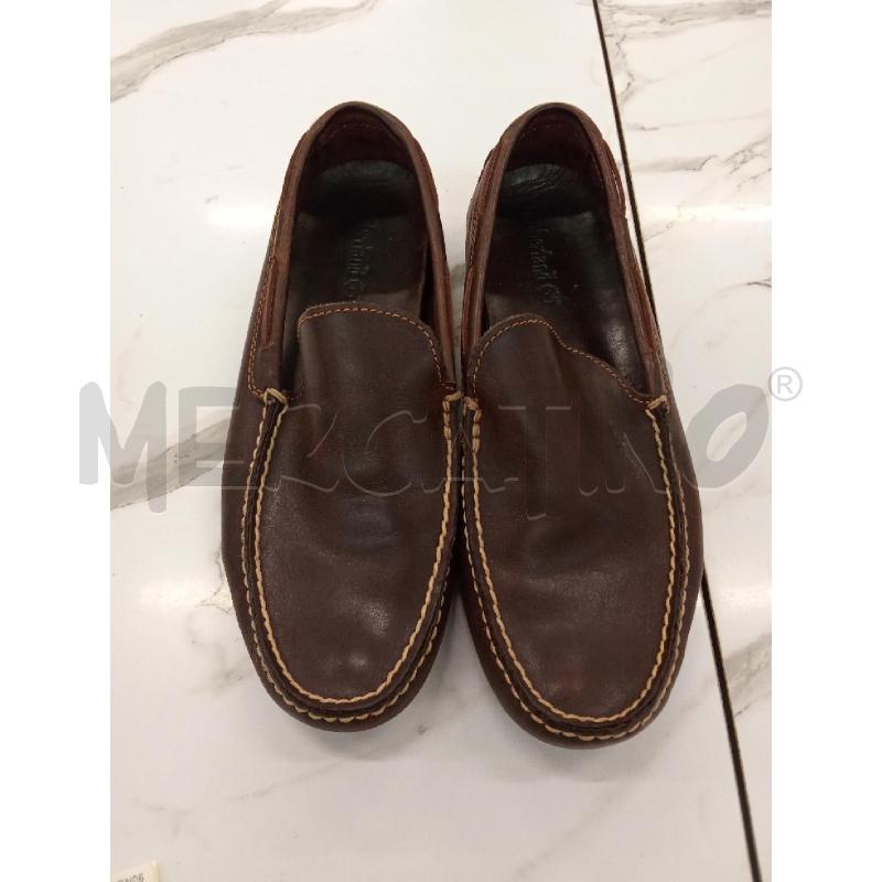 MOCASSINI PELLE UOMO TIMBERLAND MARRONI CUCIT VISTA BEIGE  | Mercatino dell'Usato San giorgio del sannio 1