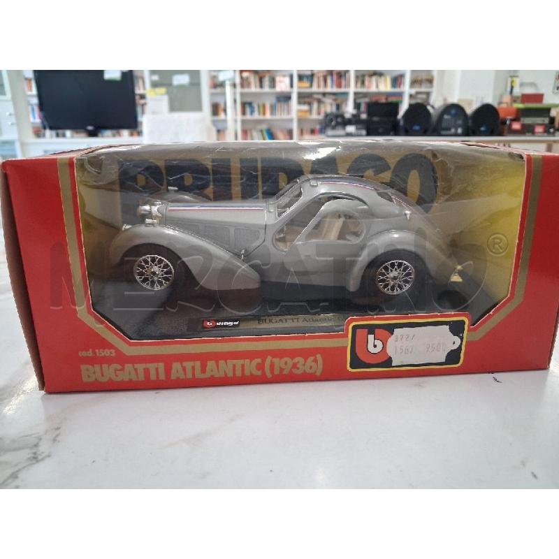 MODELLINO AUTO BURAGO BUGATTI ATLATIC  | Mercatino dell'Usato San giorgio del sannio 1