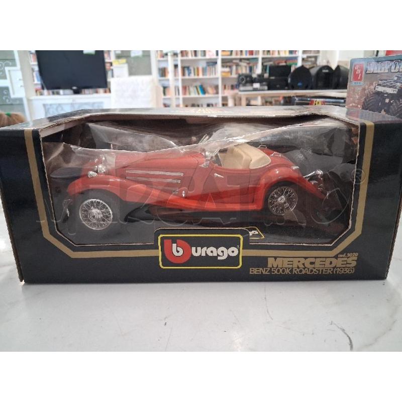 MODELLINO BURAGO MERCEDE 500K ROADSTER  | Mercatino dell'Usato San giorgio del sannio 1