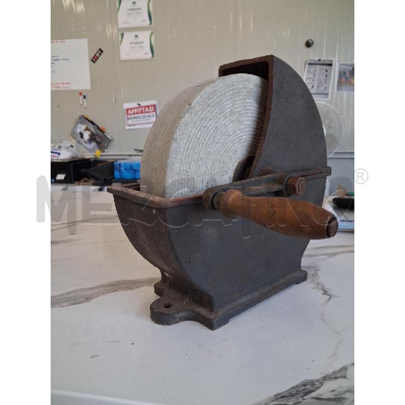 MOLA DA BANCO GHISA MANIGLIA LEGNO  | Mercatino dell'Usato San giorgio del sannio 1