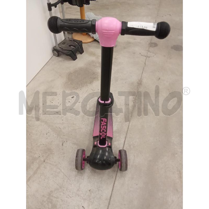 MONOPATTINO ROSA FASCOL 3 RUOTE  | Mercatino dell'Usato San giorgio del sannio 1
