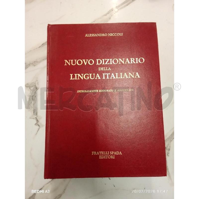 NUOVO DIZIONARIO DELLA LINGUA ITALIANA  | Mercatino dell'Usato San giorgio del sannio 1