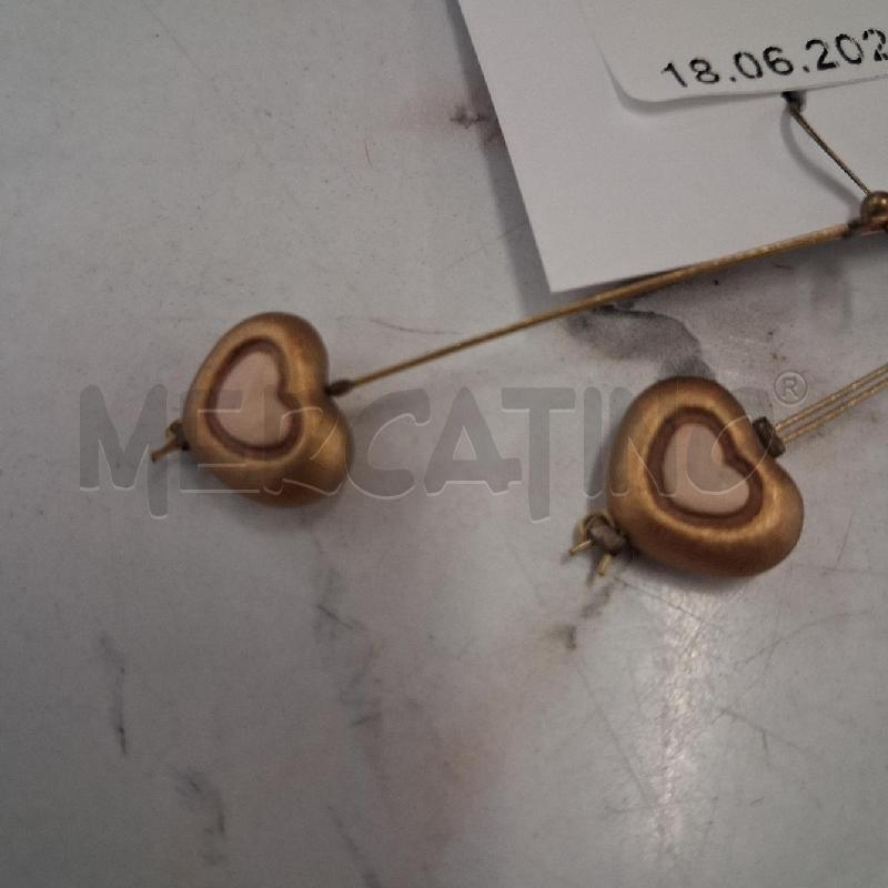 ORECCHINI THUN PENDENTI CUORE GIALLO | Mercatino dell'Usato San giorgio del sannio 3