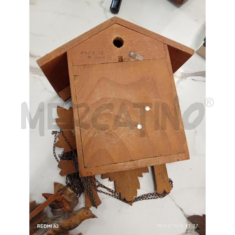 OROLOGIO A CUCÙ LEGNO  | Mercatino dell'Usato San giorgio del sannio 2