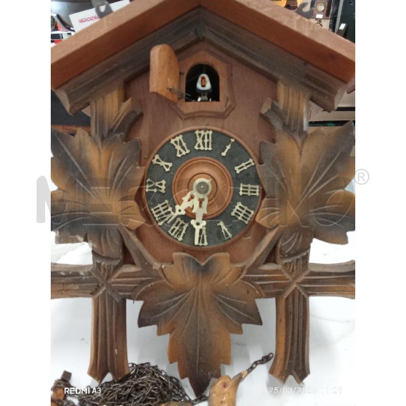 OROLOGIO A CUCÙ LEGNO  | Mercatino dell'Usato San giorgio del sannio 3