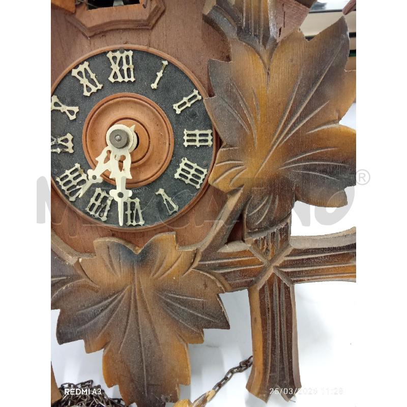OROLOGIO A CUCÙ LEGNO  | Mercatino dell'Usato San giorgio del sannio 5