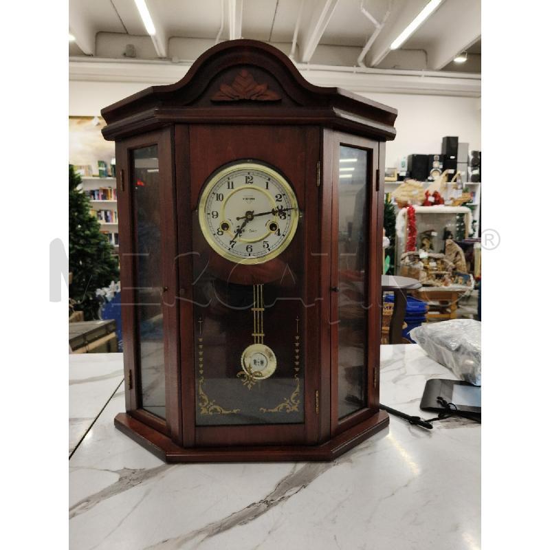 OROLOGIO A PENDOLO CON BACHECA DA SISTEMARE  | Mercatino dell'Usato San giorgio del sannio 1
