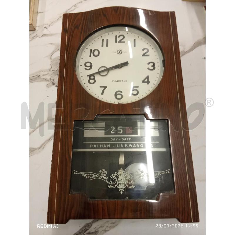 OROLOGIO A PENDOLO PALISSANDRO CON DATARIO  | Mercatino dell'Usato San giorgio del sannio 1