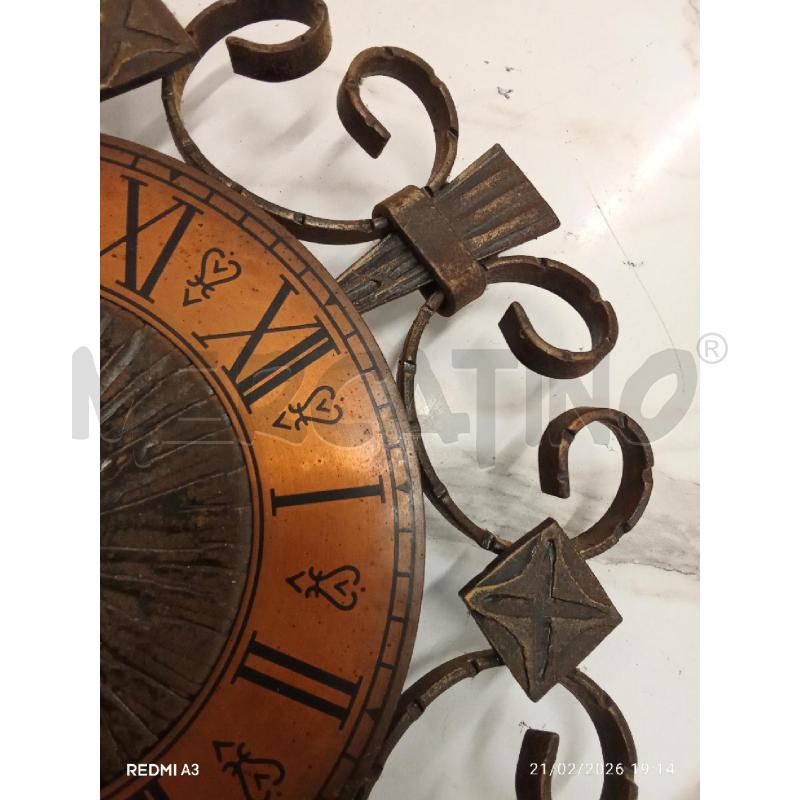 OROLOGIO DA PARETE RAMATO  | Mercatino dell'Usato San giorgio del sannio 4