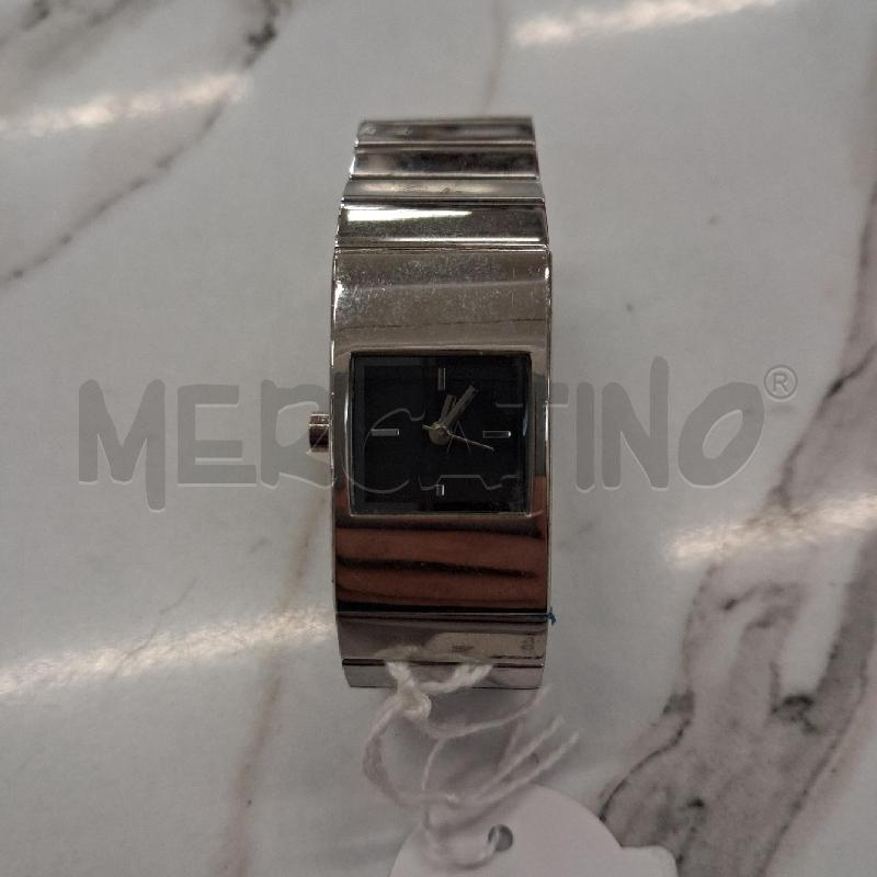 OROLOGIO DA POLSO ACCIAIO QUAD NERO QUADRATO | Mercatino dell'Usato San giorgio del sannio 4