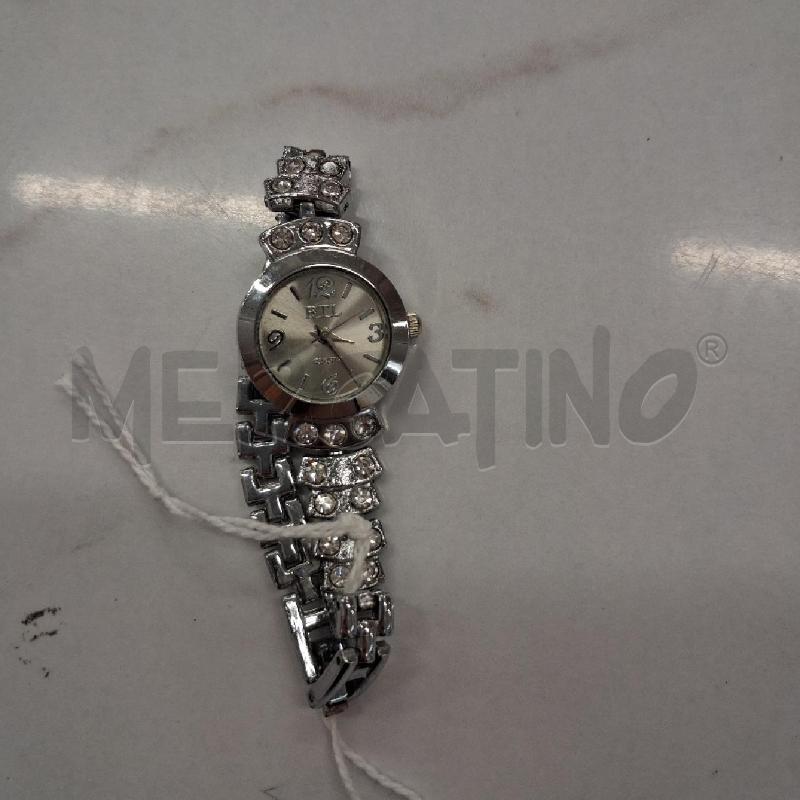 OROLOGIO DA POLSO ARGENTATO STRASS BIANCHI BTL  | Mercatino dell'Usato San giorgio del sannio 3