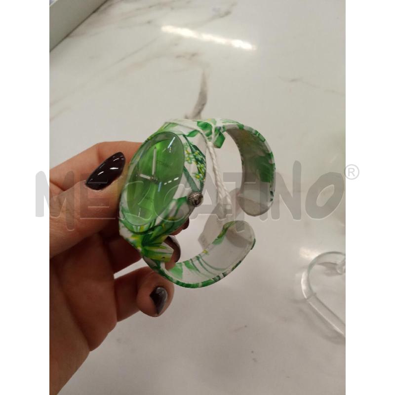 OROLOGIO DA POLSO BIANCO FIORI VERDI ICE CREAM OTTAVIANI | Mercatino dell'Usato San giorgio del sannio 2