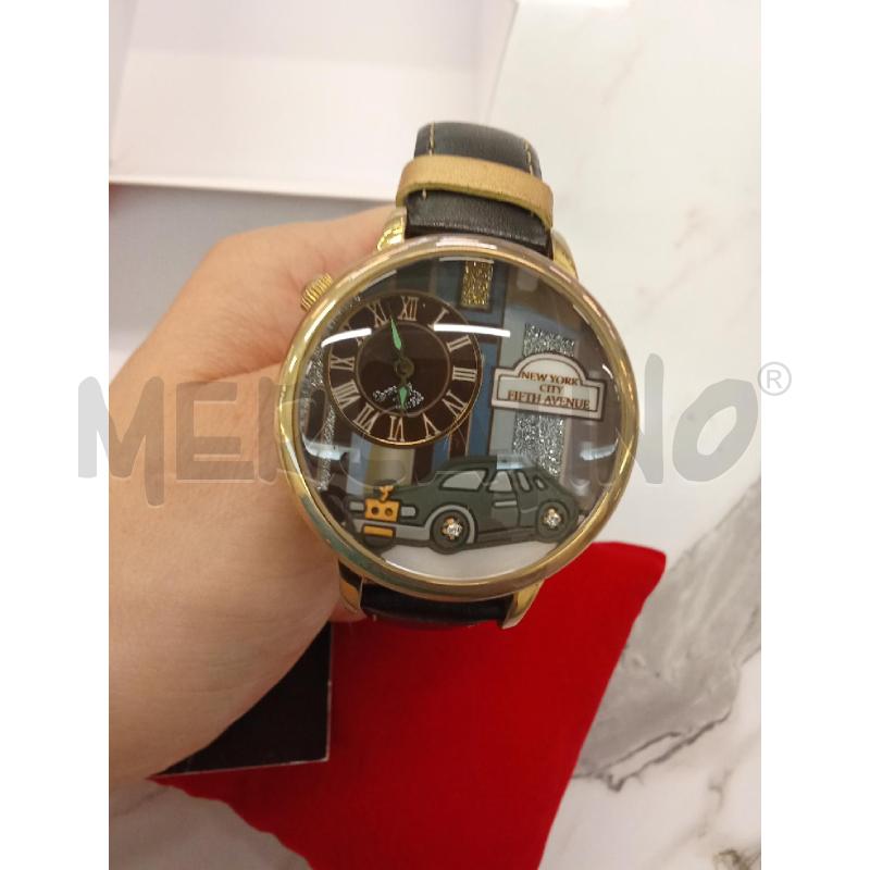 OROLOGIO DA POLSO BRACCIALINI NERO MACCHINA SFONDO  | Mercatino dell'Usato San giorgio del sannio 4