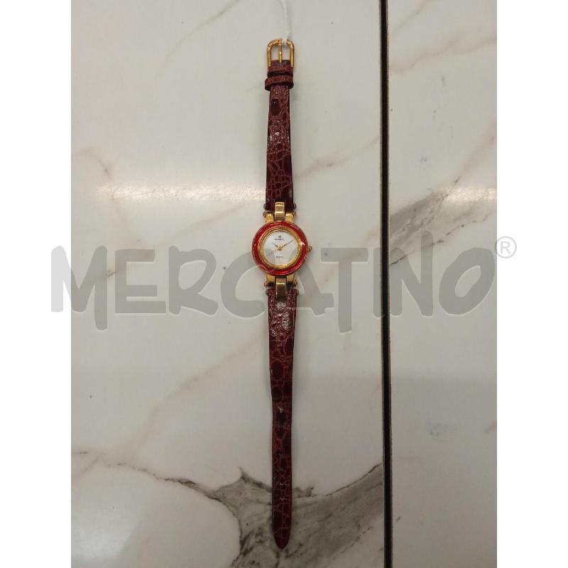 OROLOGIO DA POLSO BREIL QUAD MADREPERLA ROSSO CINTURINO BORDEAUX | Mercatino dell'Usato San giorgio del sannio 1