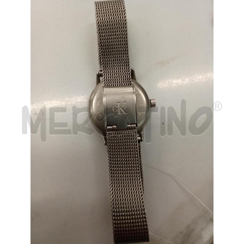 OROLOGIO DA POLSO CALVIN KLEIN ARGENTATO QUADRANTE GRIGIO | Mercatino dell'Usato San giorgio del sannio 2