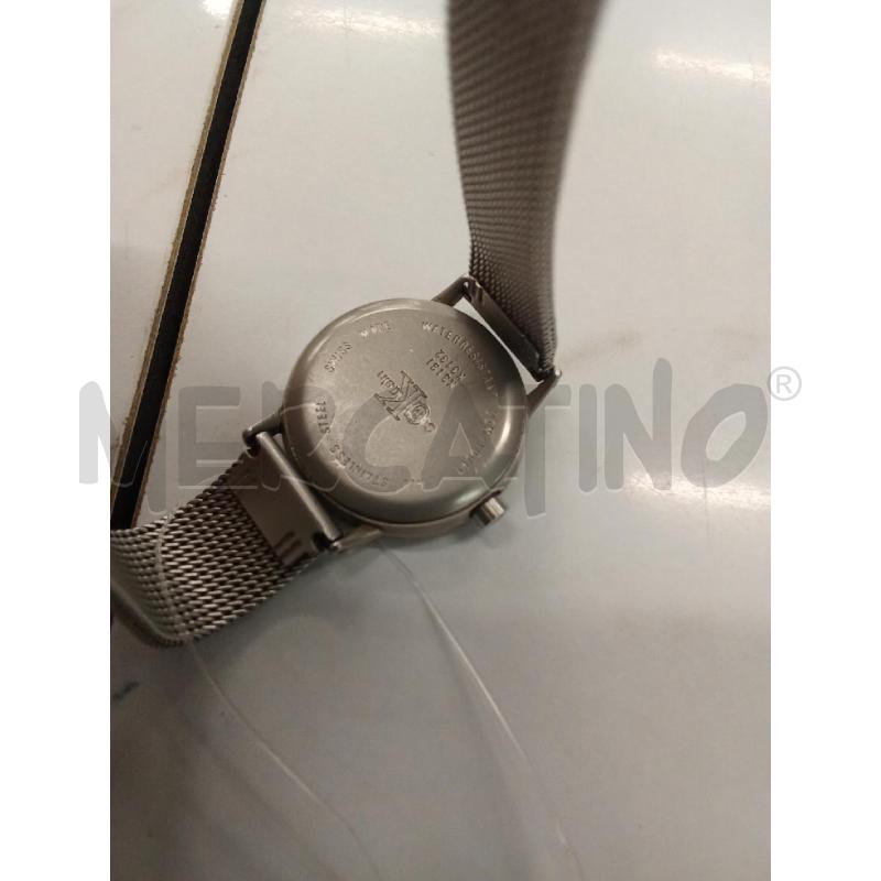 OROLOGIO DA POLSO CALVIN KLEIN ARGENTATO QUADRANTE GRIGIO | Mercatino dell'Usato San giorgio del sannio 3