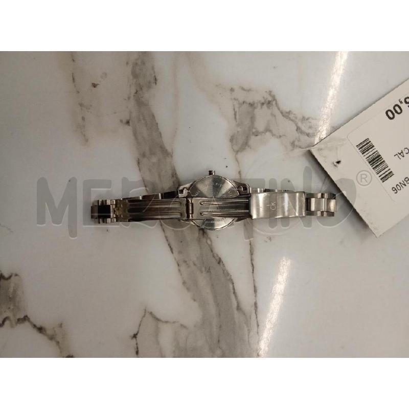 OROLOGIO DA POLSO CALVIN KLEIN GRIGIO QUADRANTE BIANCO NO NUMERI PICCOLI GRAFFI | Mercatino dell'Usato San giorgio del sannio 2