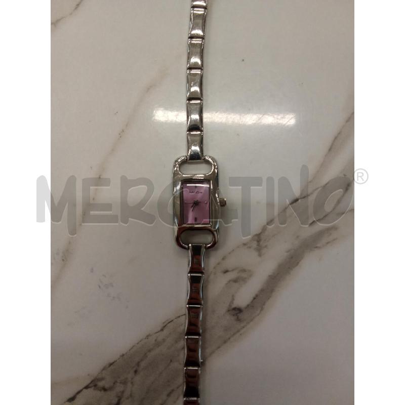 OROLOGIO DA POLSO DONNA ACCIAIO QUADRANTE LILLA  | Mercatino dell'Usato San giorgio del sannio 2