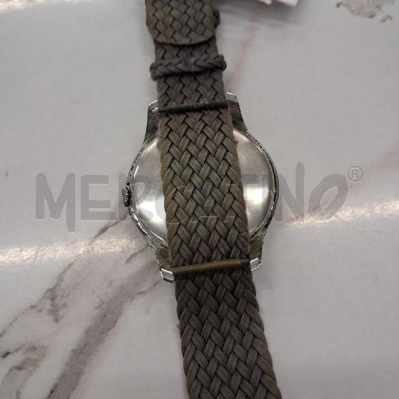 OROLOGIO DA POLSO ETON QUADRANTE ARGENTATO CINTURINO GRIGIO TESSUTO DIFETTI | Mercatino dell'Usato San giorgio del sannio 3