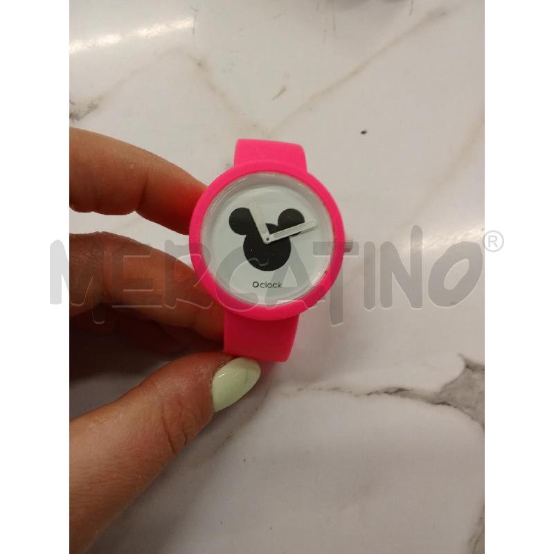 OROLOGIO DA POLSO O CLOCK ROSA QUAD DIEGNO NERO | Mercatino dell'Usato San giorgio del sannio 1
