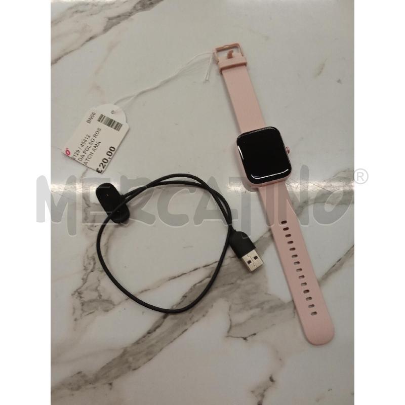 OROLOGIO DA POLSO ROSA SMARTWATCH AMAZFIT | Mercatino dell'Usato San giorgio del sannio 1