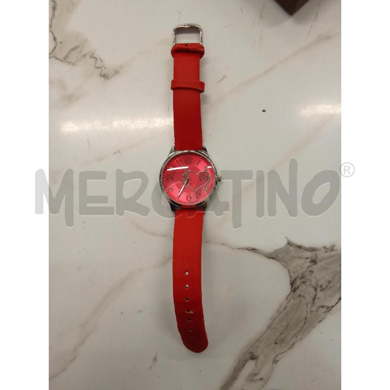 OROLOGIO DA POLSO ROSSO QUADRANTE ROSSO LE BRICIOLE  | Mercatino dell'Usato San giorgio del sannio 1