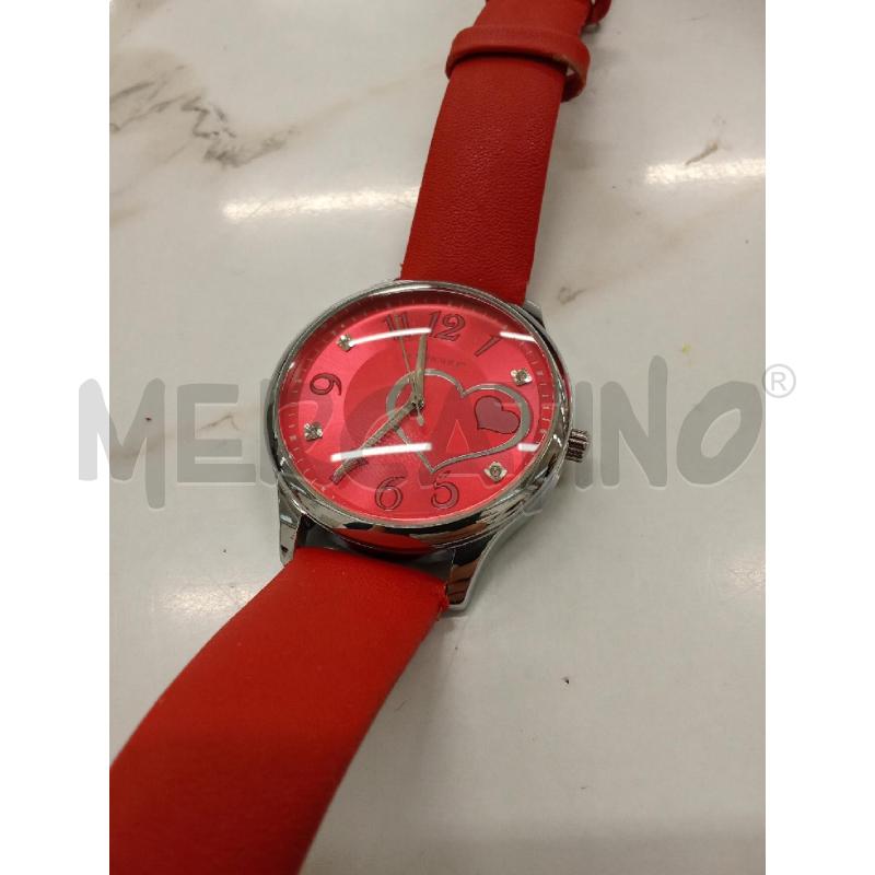 OROLOGIO DA POLSO ROSSO QUADRANTE ROSSO LE BRICIOLE  | Mercatino dell'Usato San giorgio del sannio 3
