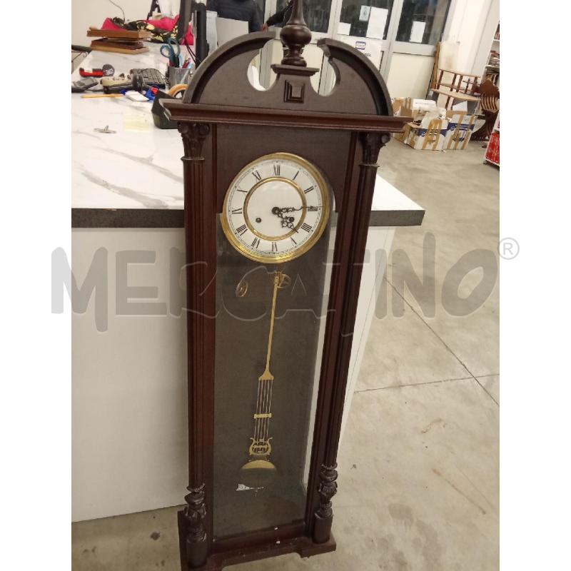 OROLOGIO LEGNO A PENDOLO CON CARICA | Mercatino dell'Usato San giorgio del sannio 1