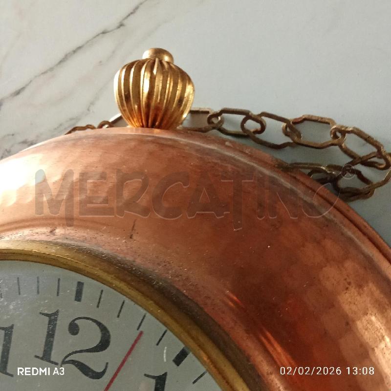 OROLOGIO MARTELLATO RAMATO  | Mercatino dell'Usato San giorgio del sannio 4