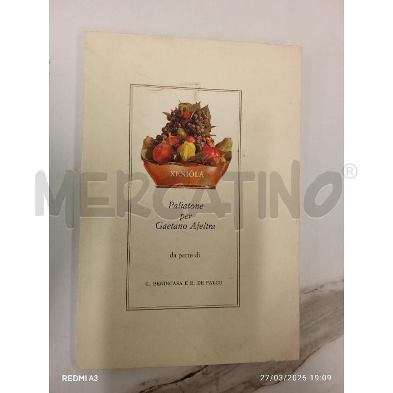 PALIATONE PER GAETANO AFELTRA | Mercatino dell'Usato San giorgio del sannio 1