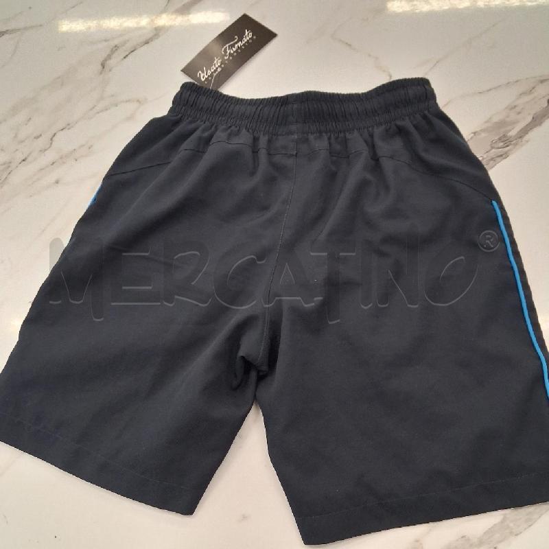 PANTALONCINO BAMBINO BLU SPORTIVO RIGHE LATERLAI  | Mercatino dell'Usato San giorgio del sannio 4