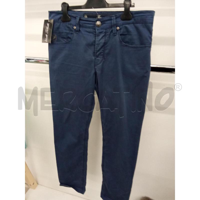 PANTALONE BLU CHIARO CON CUCITURE BEIGE FAY | Mercatino dell'Usato San giorgio del sannio 1