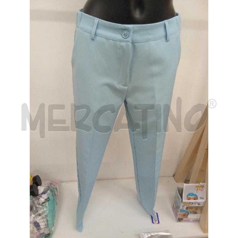 PANTALONE DONNA AZZURRO CARTA DA ZUCCHERO MANILA GRACE | Mercatino dell'Usato San giorgio del sannio 1