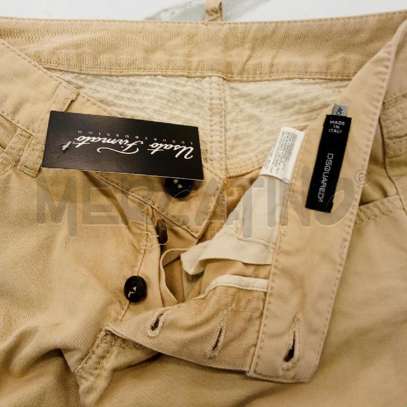 PANTALONE DONNA BEIGE DSQUARED BOTTONI MARRONI | Mercatino dell'Usato San giorgio del sannio 5