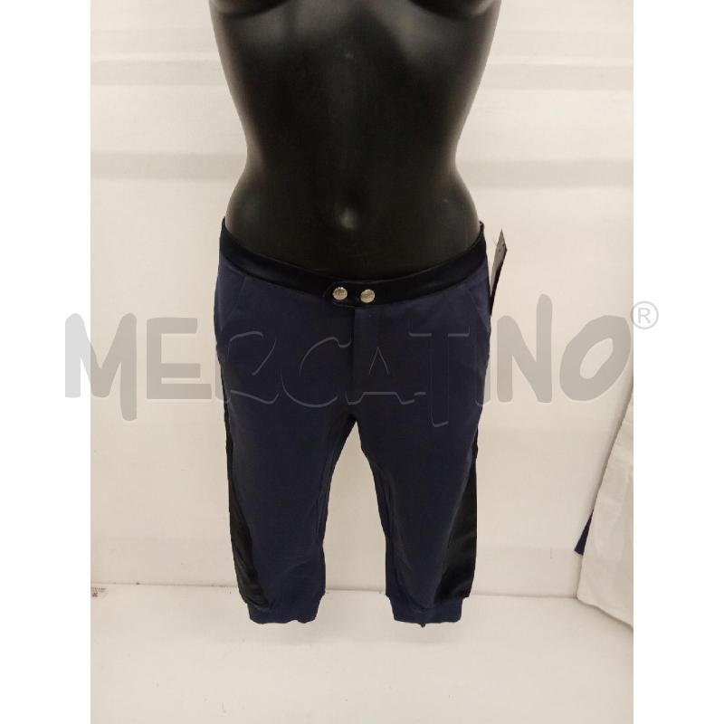 PANTALONE DONNA BLU STRISCE LATERALI IN RASO BLU  | Mercatino dell'Usato San giorgio del sannio 1