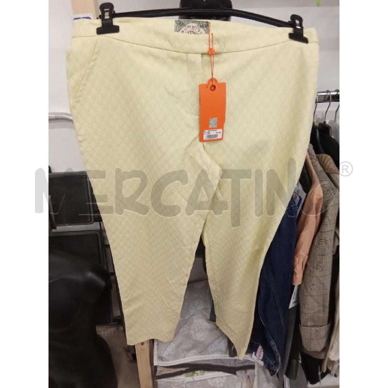 PANTALONE DONNA GATTINONI GIALLO AMPIO  | Mercatino dell'Usato San giorgio del sannio 1