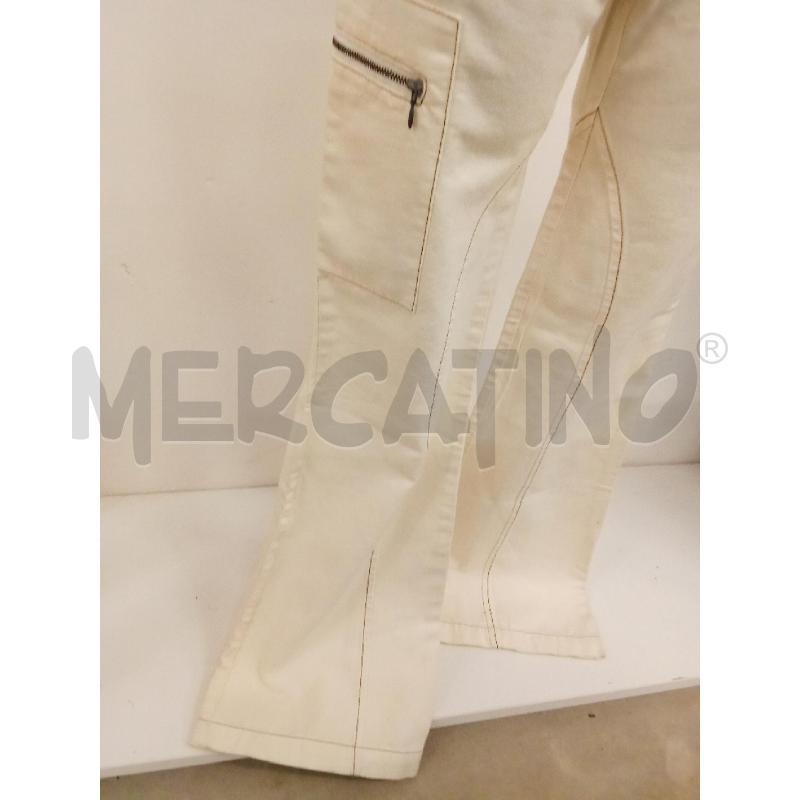PANTALONE DONNA MAX E CO BEIGE DET.ROSSO  | Mercatino dell'Usato San giorgio del sannio 2
