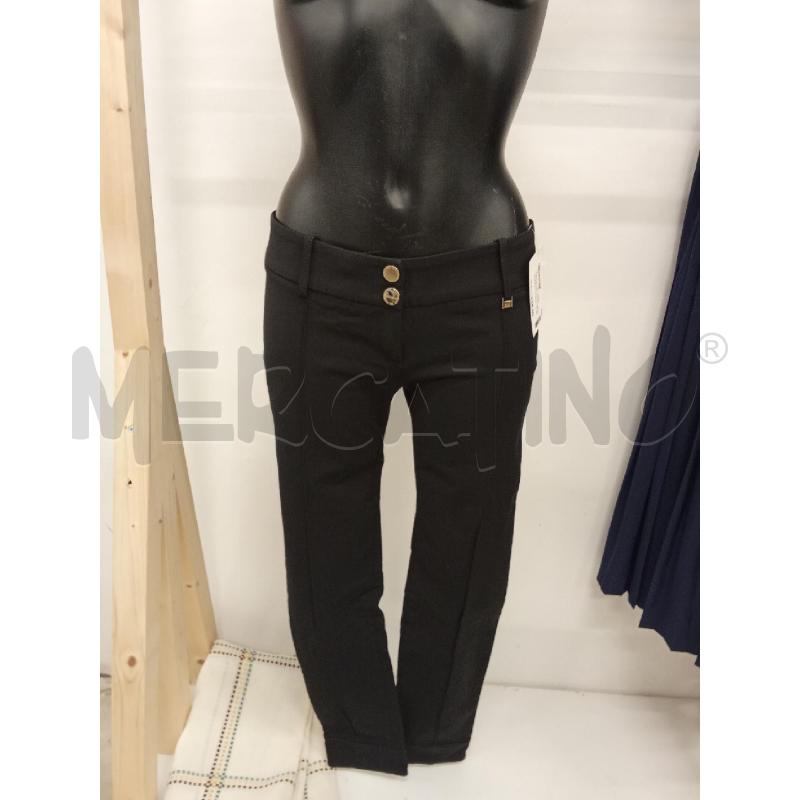 PANTALONE DONNA NERO IN DORATI ELISABETTA FRANCHI  | Mercatino dell'Usato San giorgio del sannio 1