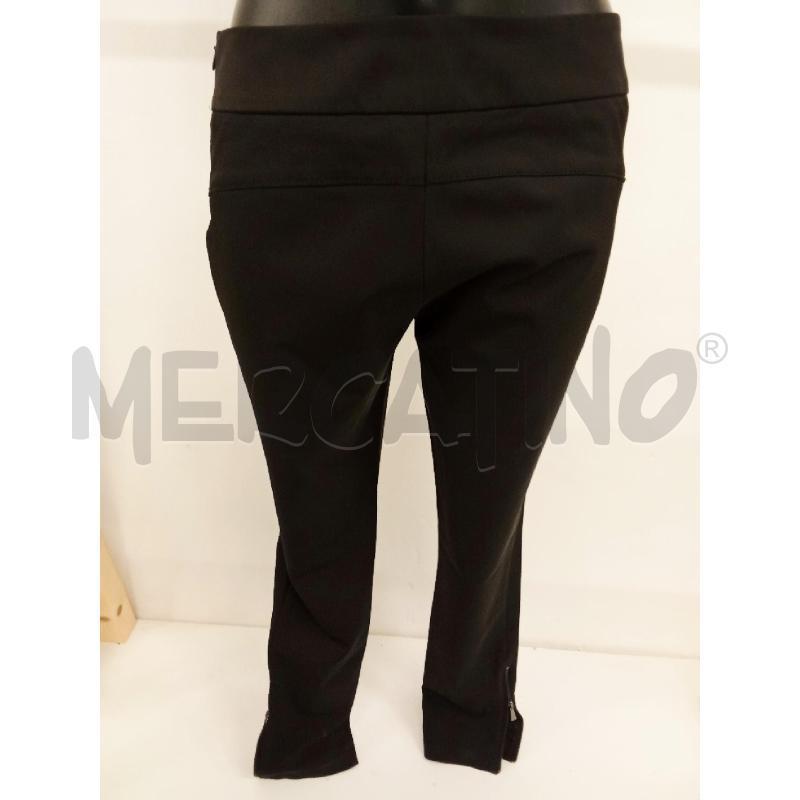 PANTALONE DONNA NERO MARELLA TAGLIO A SIGARETTA ZIP LATERALE | Mercatino dell'Usato San giorgio del sannio 4