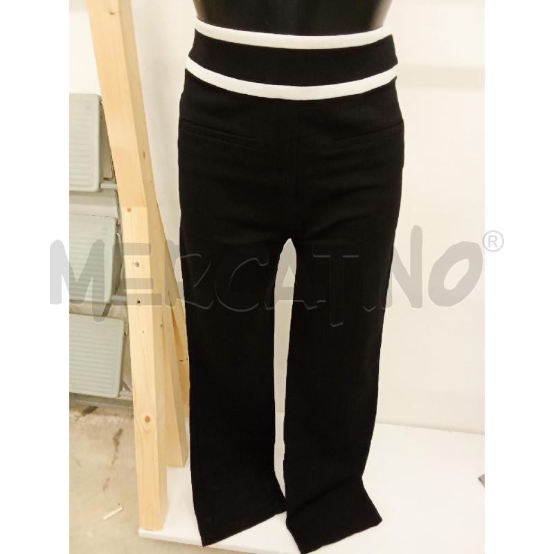 PANTALONE DONNA NERO MAX E CO BANDE BIANCHE  | Mercatino dell'Usato San giorgio del sannio 3