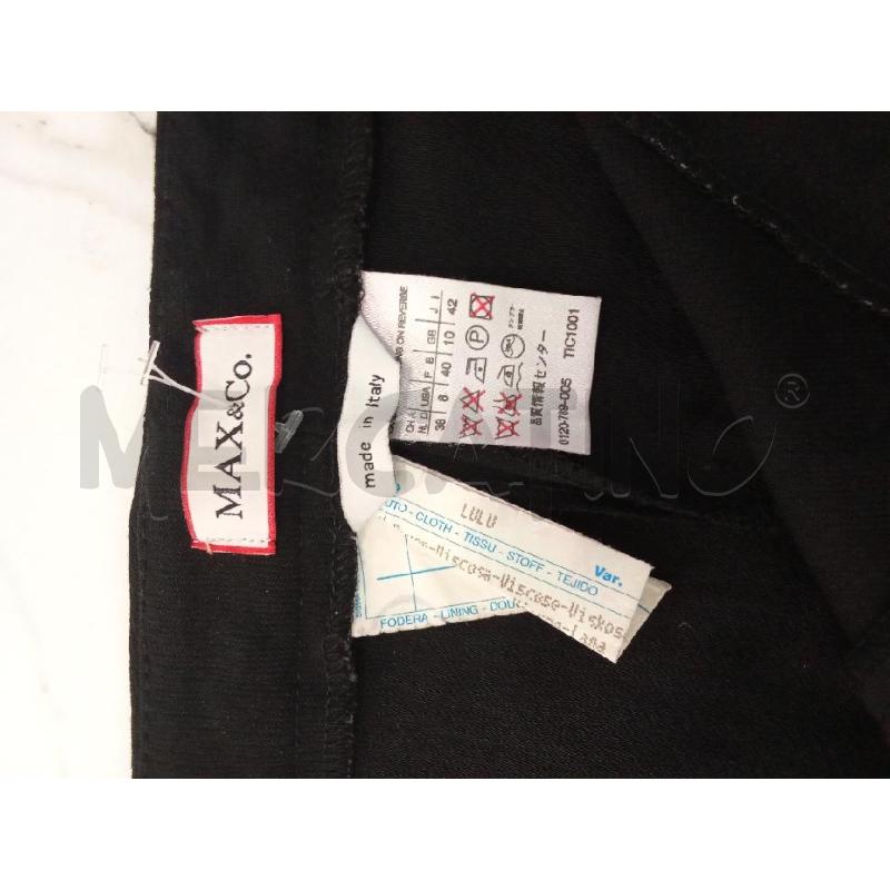 PANTALONE DONNA NERO MAX &CO | Mercatino dell'Usato San giorgio del sannio 4