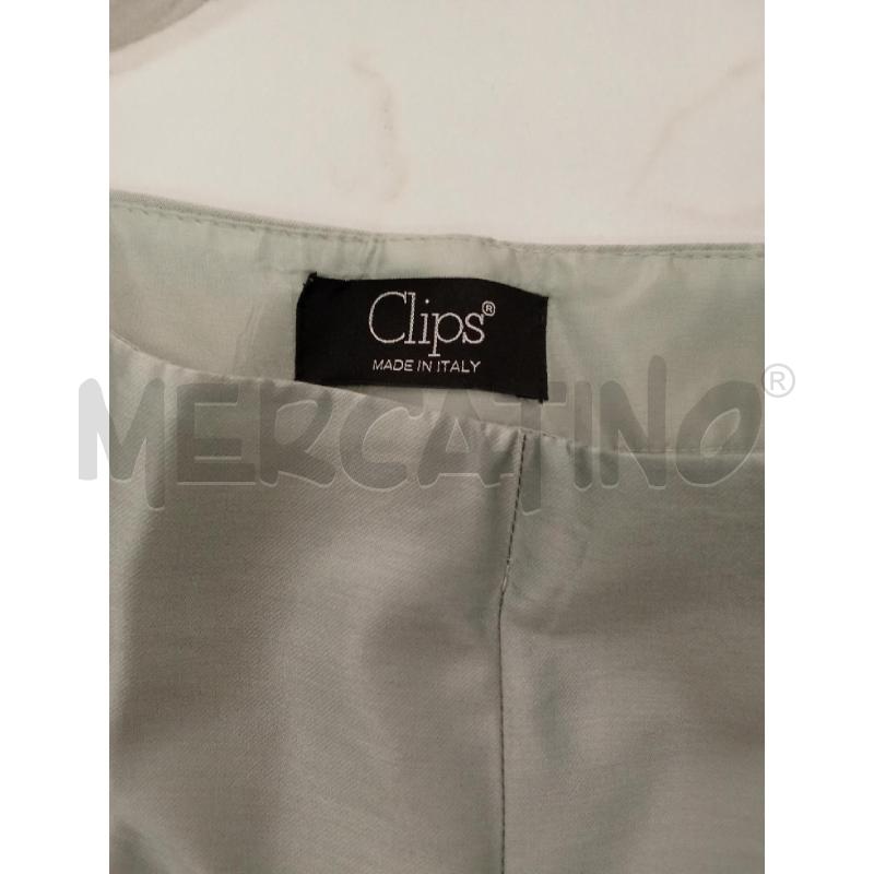 PANTALONE DONNA SARTORIALE GRIGIO CLIPS  | Mercatino dell'Usato San giorgio del sannio 4