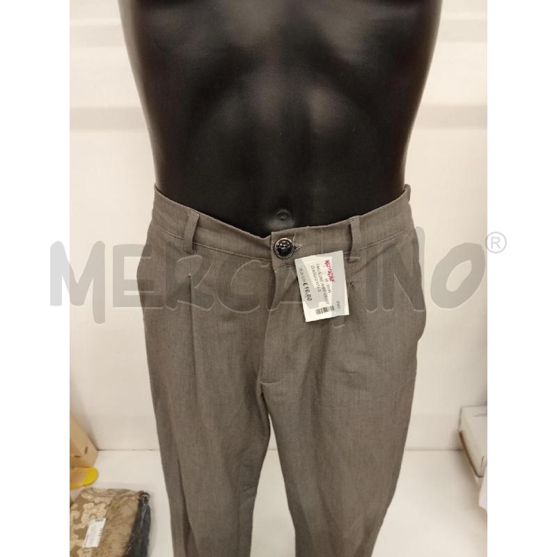 PANTALONE UOMO GRIGIO CLASSICO VITA ALTA SOLDIER  | Mercatino dell'Usato San giorgio del sannio 2