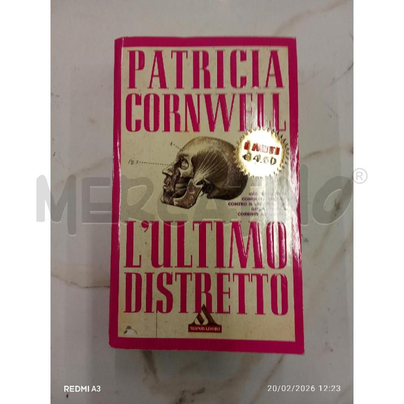 PATRICIA CORNWELL L'ULTIMO DISTRETTO  | Mercatino dell'Usato San giorgio del sannio 1